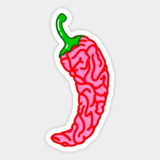 Neurospicy Brain Pepper Sticker